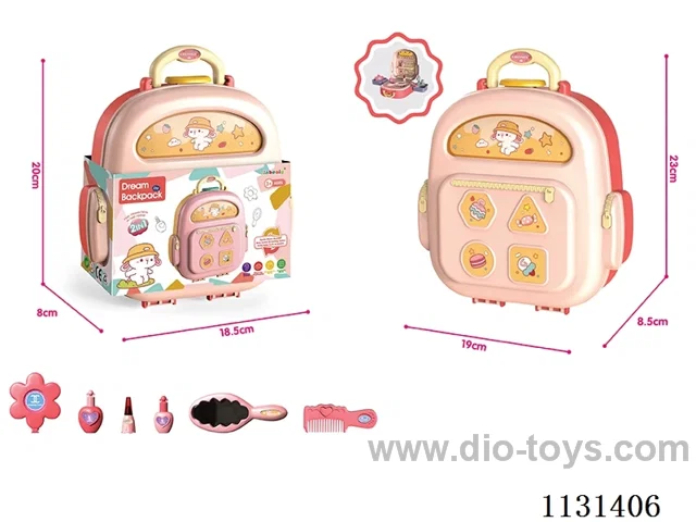 Water function/jewellery small backpack toys