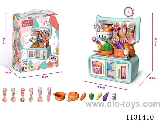 Toys Small Kitchen Set Pink