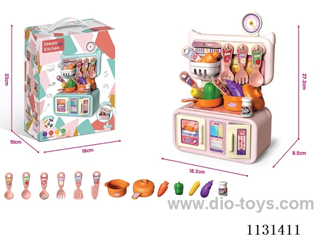 Toys Small Kitchen Set Pink