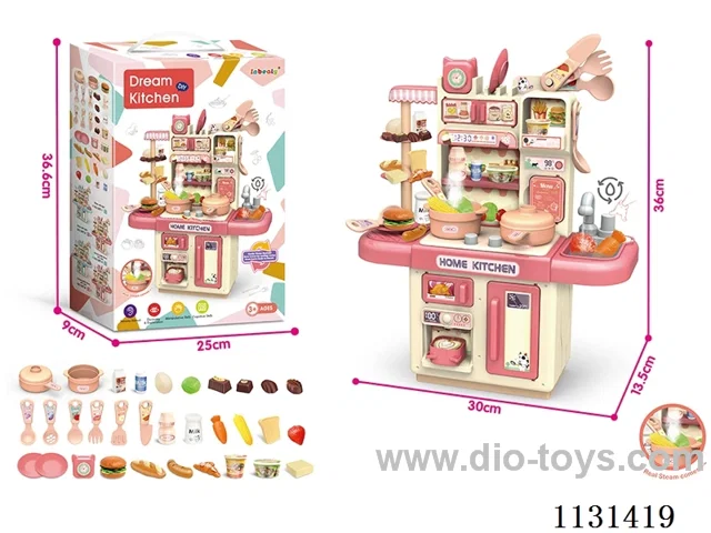Spray light kitchen counter pink (3*AA without package electricity package electricity +0.75yuan)