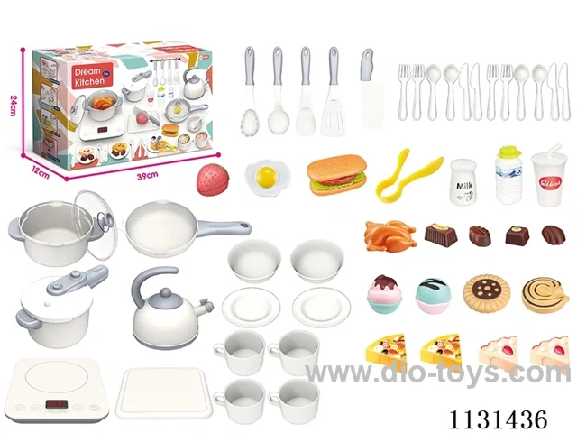 Sound, light and music touch kitchen set (no electricity package electricity package +0.75yuan 3 x 7 batteries)