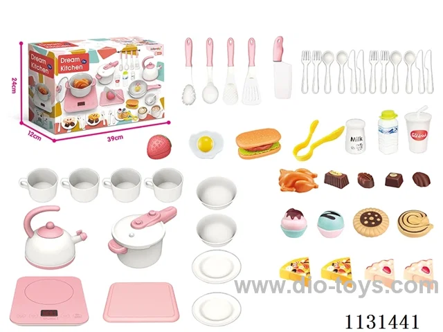Sound and Light Music Touch Kitchen Set (no package electricity package electricity +0.75yuan 3pcs No.7 battery)
