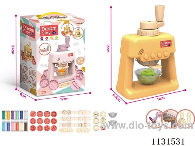 Colourful Clay Ice-cream Machine