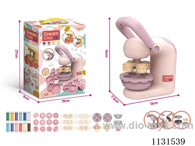 Colourful Clay Burger Machine