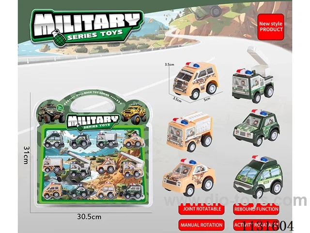 6 Fire Police Car Camouflage 12PCS
