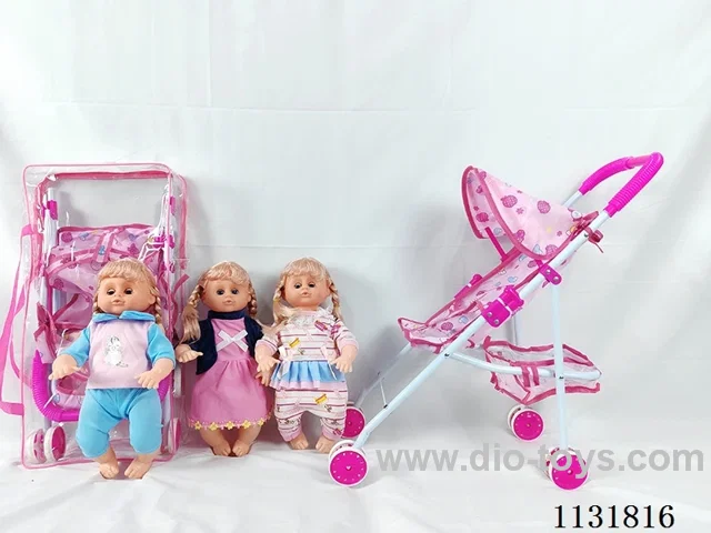 16 inch dolls with English IC, iron carriage
