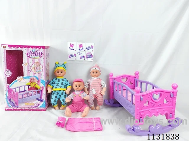 16 inch doll with English IC, queen-size blowing air shaker, pillow, quilt