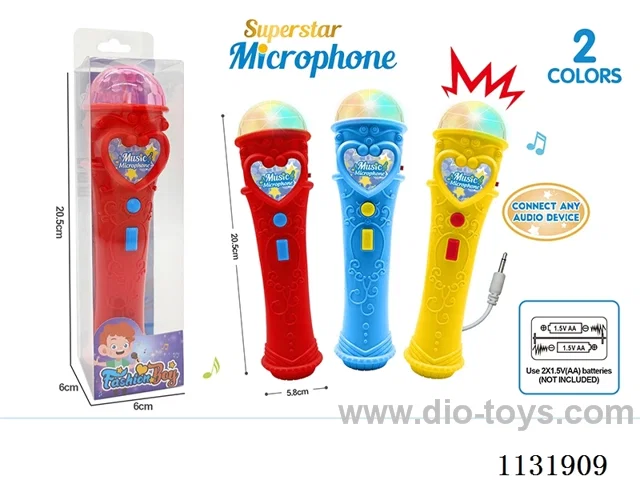 microphones with light/songs
