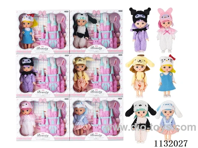 6" Solid Doll with Accessories