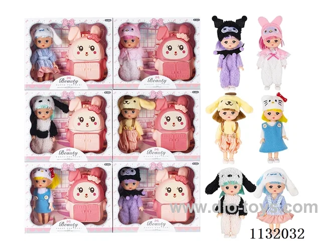 6" Solid Doll with Accessories