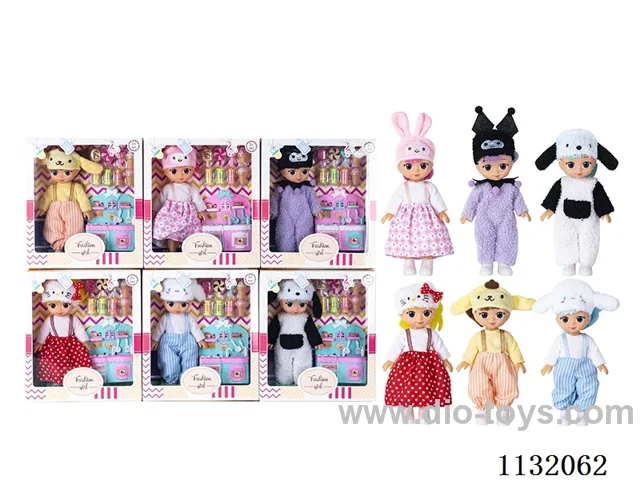 10" Empty body doll with music and accessories