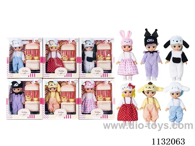 10" Empty body doll with music and accessories