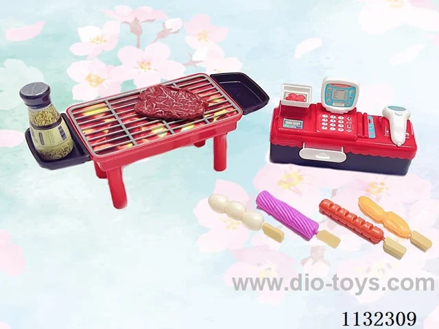 Cash register BBQ skewers + grill