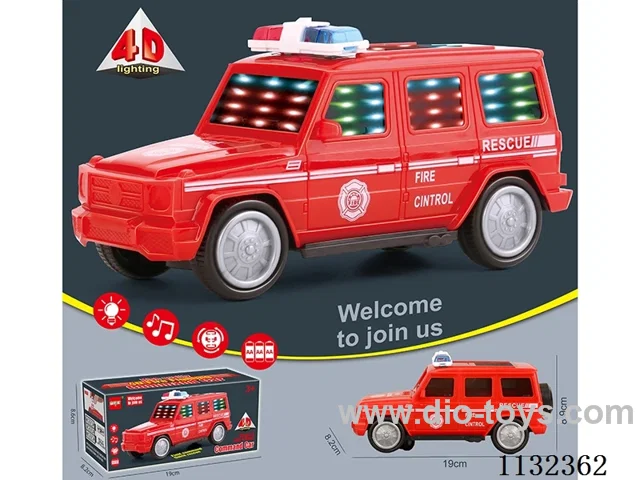 B/O sound and light 4D fire command vehicle