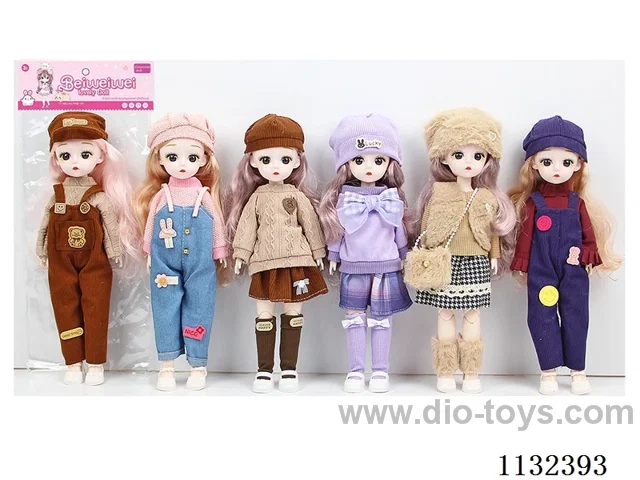 12" 30cm 21 jointed dolls/Multiple mixes