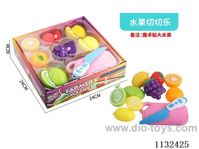 Simulation fruit and vegetable toys 8PCS