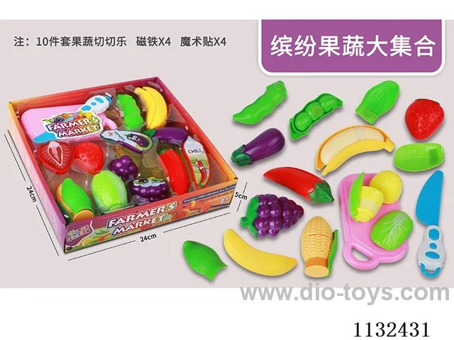 Simulation fruit and vegetable toys 10PCS