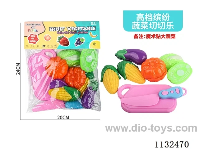 Simulation fruit and vegetable toys 6PCS