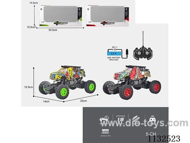 1:16 27MHz 5ch rc Pickup Truck Strap Light (Battery Included)