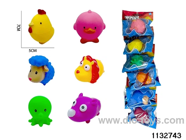 Vinyl Animal 6pcs