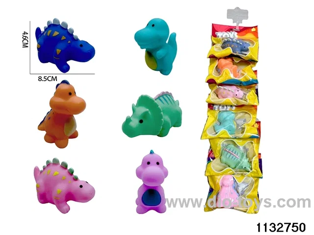 Enameled dinosaurs 6pcs