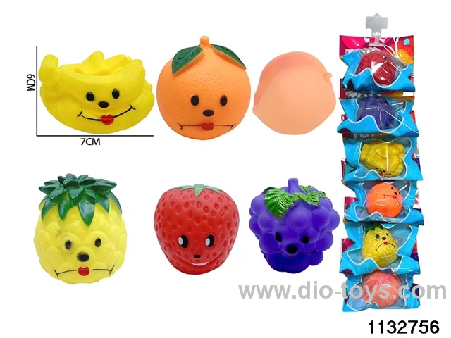 Vinyl Fruit 6pcs