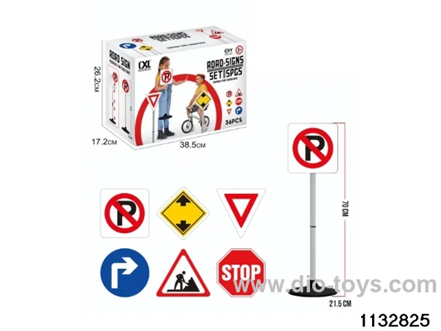 DIY Puzzle Self-assembly Road Signs (36 PCS)