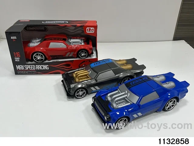simulated racing car