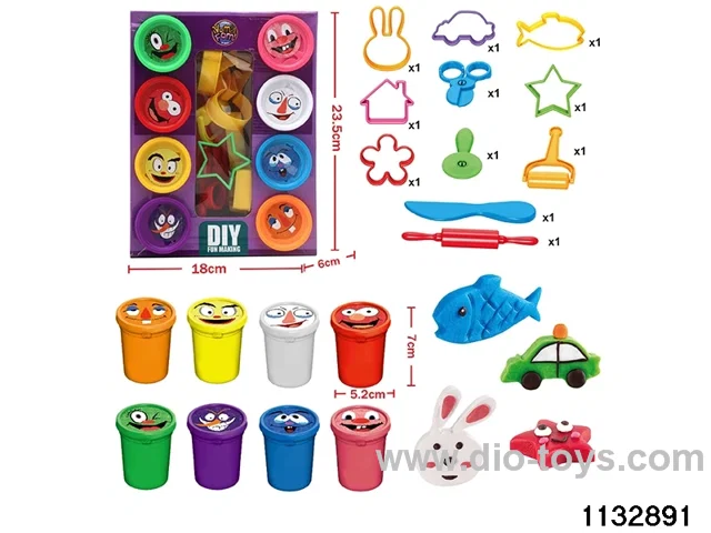 colored clay