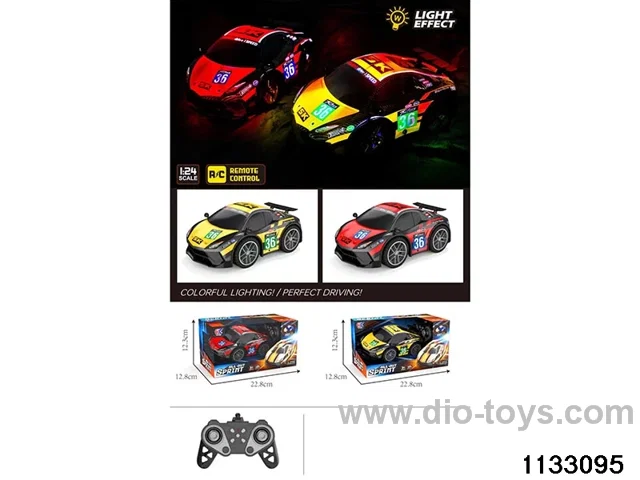 mini-PVC Lamborghini 4ch RC car included 3.7V lithium battery +USB