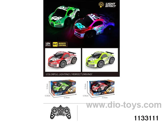 mini-PVC Bugatti 4ch RC car