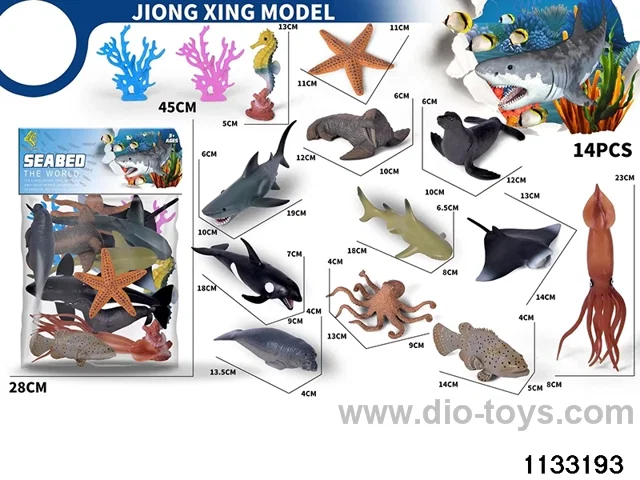 Marine Animal Set 14PCS