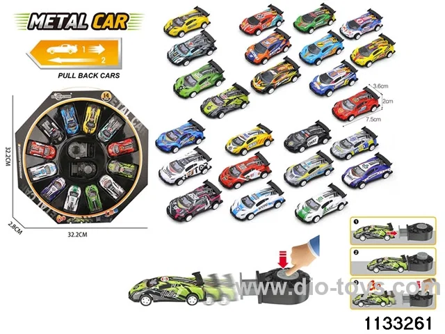 pull back alloy car