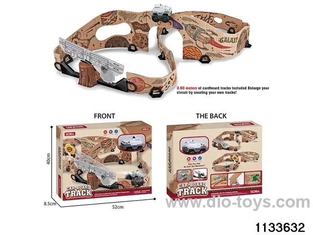 paper-track spaceman car