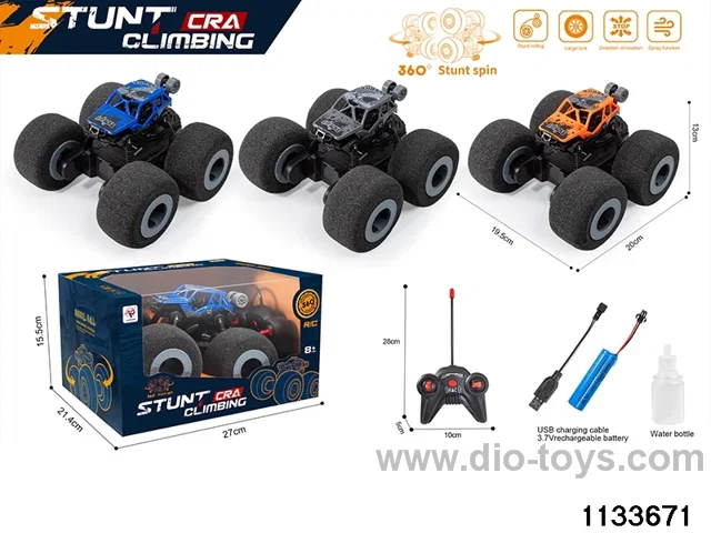 RC Car with Lights and Spray