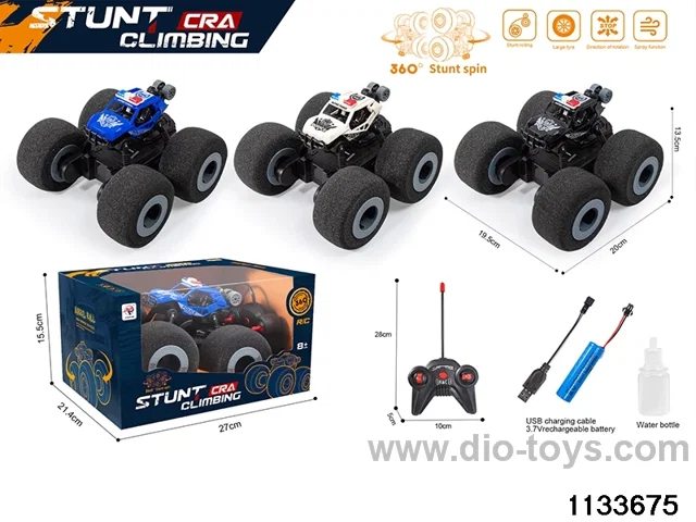 RC Car with Lights and Spray