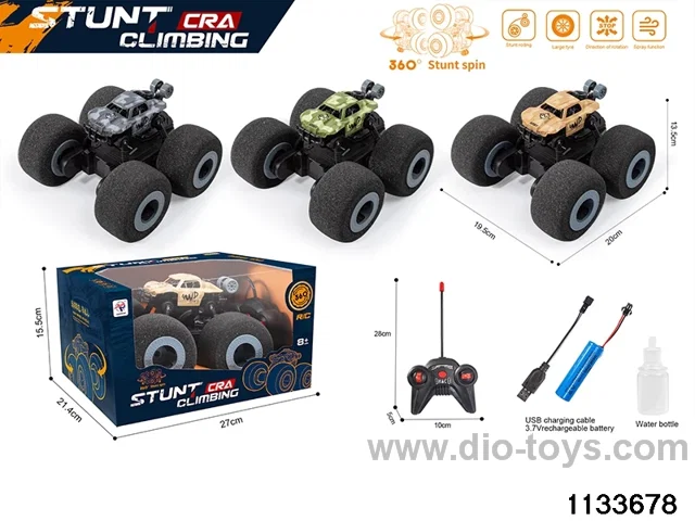 RC Car with Lights and Spray
