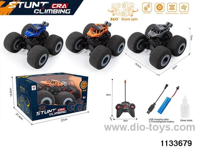 RC Car with Lights and Spray