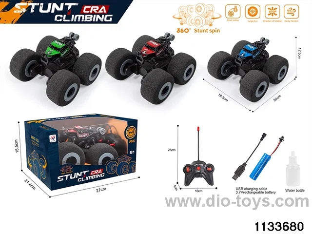 RC Car with Lights and Spray
