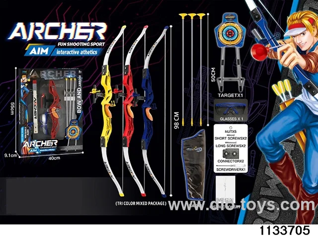Simulated bow and arrow