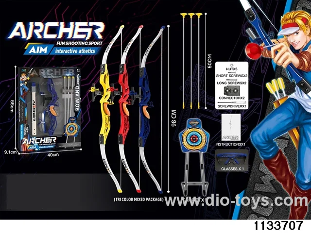 Simulated bow and arrow