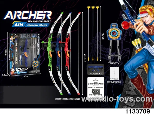 Simulated bow and arrow