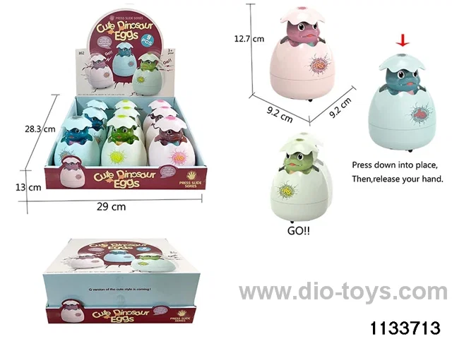 Press the dinosaur egg