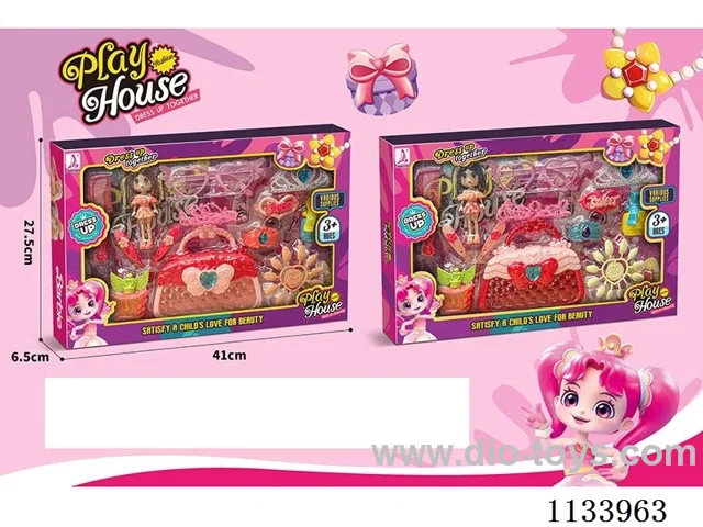 With Handbag Hair Clip Maiden