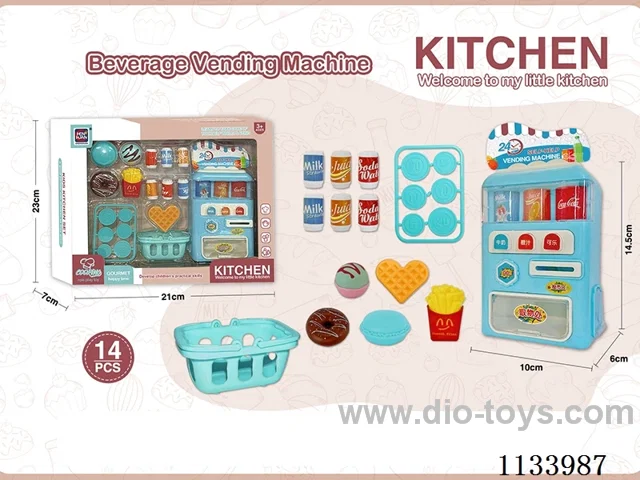 Drinks Vending Machine + Dessert + Coin Set