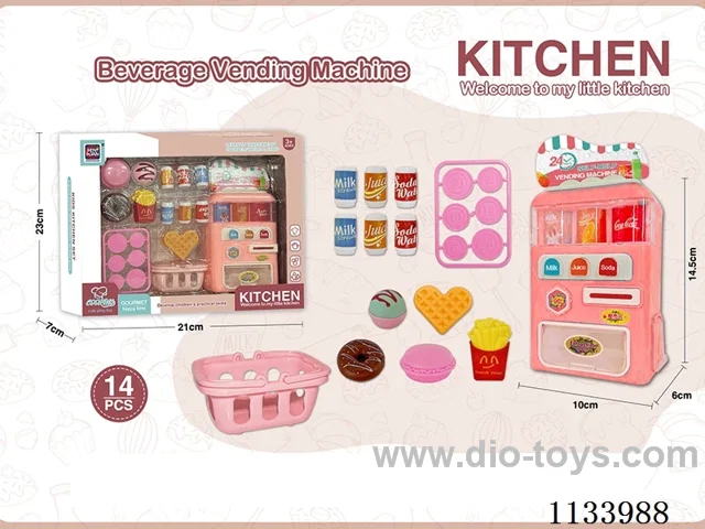 Drinks Vending Machine + Dessert + Coin Set
