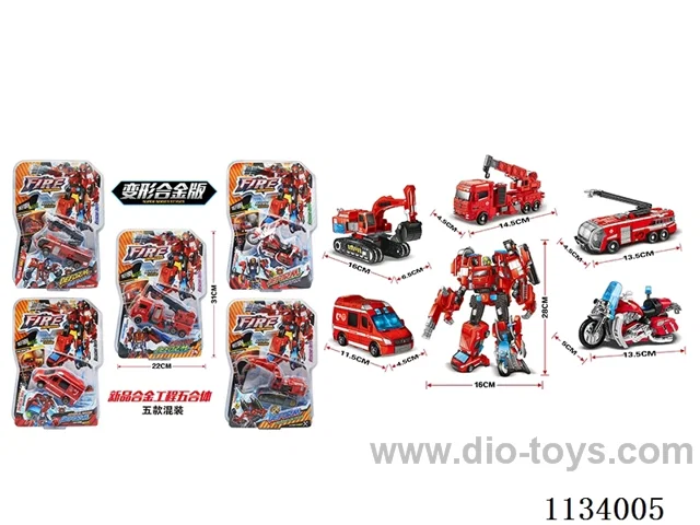 alloy Transformers toys 5 Mixed