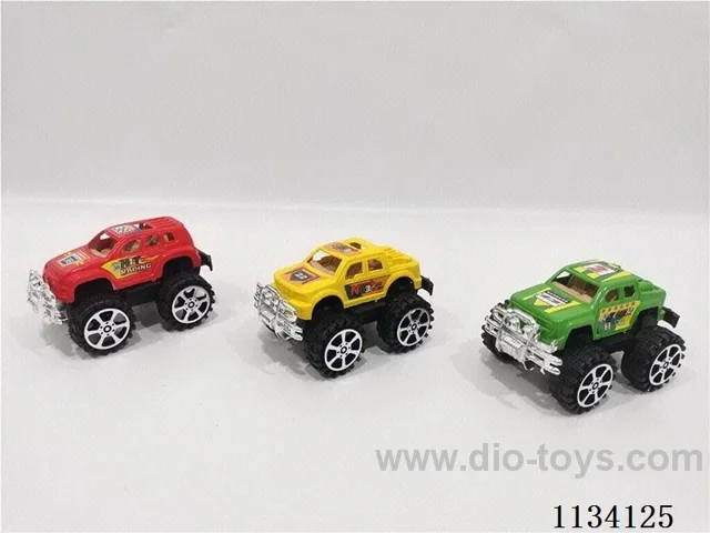 spray-painted pull back buggy