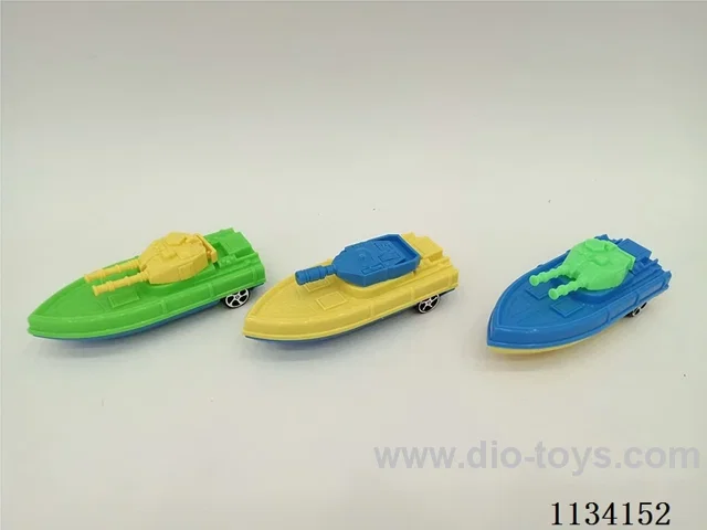 pull back Military Colour Boat (1 pc)