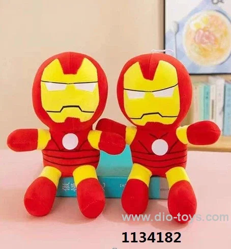 8 INCH IRON MAN PLUSH TOY IN OPP BAG